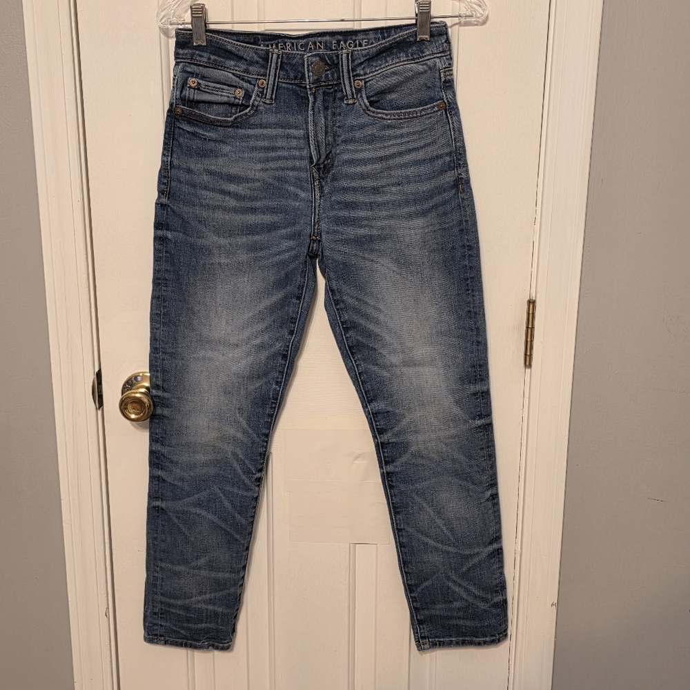 American Eagle Outfitters Mens Slim Athletic Fit Blue Jeans 26x28